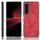 Per Sony Xperia 1 III antiurto antiurto cucito modello di mucca PC + custodia PU + TPU (rosso) Per Sony Xperia 1 III antiurto antiurto cucito modello di mucca PC + custodia PU + TPU (rosso)