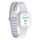 F9 Gel di silice all'aperto con orologio da polso repellente per zanzare con orologio (bianco)