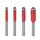3 PCS Lavorazione del legno Fresatura per incisione Taglierina della taglierina della taglierina della lega Testa della taglierina, Modello: Maniglia da 6 mm 4pcs / set 3 PCS Lavorazione del legno Fresatura per incisione Taglierina della taglierina della taglierina della lega Testa della taglierina, Modello: Maniglia da 6 mm 4pcs / set