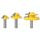 Fresatrice per la lavorazione del legno Taglierina di fresatura a 45 gradi Coltello da giunzione 45 gradi, modello: maniglia da 12 mm 3pcs / set Fresatrice per la lavorazione del legno Taglierina di fresatura a 45 gradi Coltello da giunzione 45 gradi, modello: maniglia da 12 mm 3pcs / set