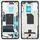 Per OnePlus 9 (versione EU/NA) Cornice con cornice centrale (nera)