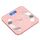 Scala di peso domestica accurata grasso corporeo sano accurato, dimensioni: 26x26cm (versione di ricarica rosa)