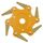 2 PCS Falciatrice dentata Blade a sei foglie Cyclone Blade Agricultural Weeder Parts (Golden Blade insaccato giallo) 2 PCS Falciatrice dentata Blade a sei foglie Cyclone Blade Agricultural Weeder Parts (Golden Blade insaccato giallo)
