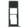 Vassoio della scheda SIM + vassoio di scheda micro SD per LG K61 LMQ630AW, LM-Q630 (nero) Vassoio della scheda SIM + vassoio di scheda micro SD per LG K61 LMQ630AW, LM-Q630 (nero)