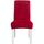 Fodera per sedia semi-interna in velluto ispessimento semplice, morbido, ad alta elasticità, per hotel (rosso vino) Fodera per sedia semi-interna in velluto ispessimento semplice, morbido, ad alta elasticità, per hotel (rosso vino)