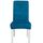 Fodera per sedia semi-interna in velluto ispessimento semplice, morbido, ad alta elasticità, per hotel (blu pavone)
