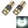 2 PCS T10 / W5W / 168/194 DC12V / 1.6W / 6000K / 110LM 6LEDs SMD-3030 Luce di ingombro per auto, con decodificatore (luce bianca)