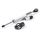Manubrio moto universale Ammortizzatore di direzione Ammortizzatore Stabilizzatore di sterzo Accessori per ammortizzatori (Argento) Manubrio moto universale Ammortizzatore di direzione Ammortizzatore Stabilizzatore di sterzo Accessori per ammortizzatori (Argento)