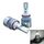 2 pezzi H8/H11 18W 1800LM 6000K impermeabile IP68 faro LED per auto con 2 lampade LED COB, DC 9-36V (luce bianca)