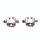 1 paio H7 Xenon HID Adattatore per supporto per base lampadina per faro per Audi A6 / Ford Flying / Outlander / BMW 760 / BMW Brilliance / Mercedes-Benz R350 / Europa