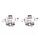 1 paio H7 Xenon HID Adattatore per supporto per base lampadina per faro per il nuovo Sagitar / Malteng / Volvo / Audi A3 / Explorer / Old Hacker / Benz C218 / C18