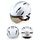 Base Camp Colorato Uomo e Donna Road Mountain Bike Occhiali magnetici Caschi Equitazione Casco di sicurezza Circonferenza della testa Misura per 56-62 cm (Argento)