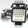 2 PCS 4 pollici 20W Spot / Flood Light Luce bianca a forma quadrata Impermeabile Auto SUV Luci di lavoro Faretto Lampadine LED, DC 9-30V