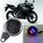 Tachimetro per misuratore di tensione LED impermeabile con display digitale universale 2 in 1 per moto DC 12V Tachimetro per misuratore di tensione LED impermeabile con display digitale universale 2 in 1 per moto DC 12V