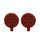 2 pastiglie per disco freno in metallo universali per bici e skateboard (rosso) 2 pastiglie per disco freno in metallo universali per bici e skateboard (rosso)