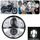 Faro LED per auto da 5,75 pollici DC12V 6000K-6500K 40W per Harley (argento)