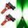 2 PCS H8 / H11 DC9-24V 7W 1200LM IP65 Fendinebbia a LED per auto (luce verde)