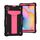 Per Huawei MatePad T8 staffa a forma di T colore a contrasto antiurto PC + custodia protettiva in silicone (nero + rosa rossa) Per Huawei MatePad T8 staffa a forma di T colore a contrasto antiurto PC + custodia protettiva in silicone (nero + rosa rossa)