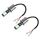 H3 2 PCS DC12-24V / 10.5W Fendinebbia a doppio colore per auto con 24 LED SMD-3030 e corrente costante, confezione (luce bianca + luce blu ghiaccio)