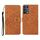 Per Samsung Galaxy S21Ultra 5G Custodia in pelle a ribaltamento orizzontale con motivo in rilievo in stile etnico con supporto e slot per schede, portafoglio e cordino (marrone) Per Samsung Galaxy S21Ultra 5G Custodia in pelle a ribaltamento orizzontale con motivo in rilievo in stile etnico con supporto e slot per schede, portafoglio e cordino (marrone)