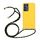 Per Samsung Galaxy S21 Ultra 5G materiale paglia di grano + custodia protettiva in TPU con cordino (giallo) Per Samsung Galaxy S21 Ultra 5G materiale paglia di grano + custodia protettiva in TPU con cordino (giallo)