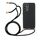 Per Samsung Galaxy S21 Ultra 5G materiale paglia di grano + custodia protettiva in TPU con cordino (nero) Per Samsung Galaxy S21 Ultra 5G materiale paglia di grano + custodia protettiva in TPU con cordino (nero)