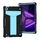Per Lenovo M10 Plus TB-X606F Staffa a forma di T Colore a contrasto PC antiurto + Custodia protettiva in silicone (nero + blu) Per Lenovo M10 Plus TB-X606F Staffa a forma di T Colore a contrasto PC antiurto + Custodia protettiva in silicone (nero + blu)
