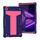 Per Lenovo M10 Plus TB-X606F Staffa a forma di T Colore a contrasto PC antiurto + Custodia protettiva in silicone (blu navy + rosa rossa) Per Lenovo M10 Plus TB-X606F Staffa a forma di T Colore a contrasto PC antiurto + Custodia protettiva in silicone (blu navy + rosa rossa)
