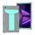 Per Lenovo M10 Plus TB-X606F Staffa a forma di T Colore a contrasto PC antiurto + Custodia protettiva in silicone (grigio + verde menta) Per Lenovo M10 Plus TB-X606F Staffa a forma di T Colore a contrasto PC antiurto + Custodia protettiva in silicone (grigio + verde menta)