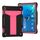 Per Lenovo M10 FHD REL TB-X605F Staffa a forma di T Colore a contrasto PC antiurto + Custodia protettiva in silicone (nero + rosa rossa) Per Lenovo M10 FHD REL TB-X605F Staffa a forma di T Colore a contrasto PC antiurto + Custodia protettiva in silicone (nero + rosa rossa)
