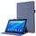 Per Lenovo Tab M10 Custodia protettiva in TPU con vibrazione orizzontale + tessuto in pelle PU con clip per biglietto da visita (blu scuro) Per Lenovo Tab M10 Custodia protettiva in TPU con vibrazione orizzontale + tessuto in pelle PU con clip per biglietto da visita (blu scuro)
