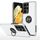 Per Samsung Galaxy S21 Ultra 5G PC + Custodia protettiva ad antiurto TPU con supporto ad anello invisibile (argento) Per Samsung Galaxy S21 Ultra 5G PC + Custodia protettiva ad antiurto TPU con supporto ad anello invisibile (argento)