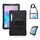 Per Samsung Galaxy Tab S6 10.5 pollici T860 / T865 Antifurto in silicone colorato + custodia protettiva per PC con supporto e tracolla e cinturino a mano e slot a penna (nero) Per Samsung Galaxy Tab S6 10.5 pollici T860 / T865 Antifurto in silicone colorato + custodia protettiva per PC con supporto e tracolla e cinturino a mano e slot a penna (nero)