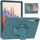 Per Samsung Galaxy Tab S8 + / TAB S8 PLUS / TAB S7 FE / TAB S7 + SM-T970 Rotazione a 360 gradi PC + Custodia protettiva in TPU con supporto e slot per cinturino a mano e penna (blu chiaro) Per Samsung Galaxy Tab S8 + / TAB S8 PLUS / TAB S7 FE / TAB S7 + SM-T970 Rotazione a 360 gradi PC + Custodia protettiva in TPU con supporto e slot per cinturino a mano e penna (blu chiaro)