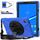 Per Lenovo TAB M10 PLUS TB-X606F Ammortizzatore in silicone colorato + custodia protettiva per PC con supporto e cinturino a mano e tracolla (blu) Per Lenovo TAB M10 PLUS TB-X606F Ammortizzatore in silicone colorato + custodia protettiva per PC con supporto e cinturino a mano e tracolla (blu)