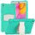 Per Samsung Galaxy Tab A 10.1 (2019) T510 Telaio schermo di protezione a 3 strati + PC + Cassa combinata antiurto in silicone con supporto (verde menta) Per Samsung Galaxy Tab A 10.1 (2019) T510 Telaio schermo di protezione a 3 strati + PC + Cassa combinata antiurto in silicone con supporto (verde menta)