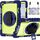 Per Samsung Galaxy Tab A 8.4 2020 T307 T307 Ruotatura a 360 gradi Colore a contrasto Antifondo antiurto + Cassa in silicone + PC con supporto e cinghia per impugnatura a mano e tracolla (navy + giallo verde) Per Samsung Galaxy Tab A 8.4 2020 T307 T307 Ruotatura a 360 gradi Colore a contrasto Antifondo antiurto + Cassa in silicone + PC con supporto e cinghia per impugnatura a mano e tracolla (navy + giallo verde)