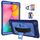 Per Galaxy Tab A 10.1 (2019) T510 Custodia combinata in silicone a colori a contrasto + PC con supporto (blu navy + blu) Per Galaxy Tab A 10.1 (2019) T510 Custodia combinata in silicone a colori a contrasto + PC con supporto (blu navy + blu)