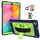 Per Galaxy Tab A 10.1 (2019) T510 Custodia combinata in silicone a colori a contrasto + PC con supporto (blu navy + olivina) Per Galaxy Tab A 10.1 (2019) T510 Custodia combinata in silicone a colori a contrasto + PC con supporto (blu navy + olivina)