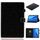 Per Huawei MediaPad M5 lite Custodia in pelle con vibrazione orizzontale lucida in polvere glitterata con supporto, slot per scheda e funzione di sospensione / sveglia (nero) Per Huawei MediaPad M5 lite Custodia in pelle con vibrazione orizzontale lucida in polvere glitterata con supporto, slot per scheda e funzione di sospensione / sveglia (nero)