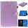 Per Lenovo Tab M10 Plus TB-X606F Custodia in pelle con vibrazione orizzontale lucida in polvere glitterata con supporto, slot per scheda e funzione di sospensione / sveglia (viola) Per Lenovo Tab M10 Plus TB-X606F Custodia in pelle con vibrazione orizzontale lucida in polvere glitterata con supporto, slot per scheda e funzione di sospensione / sveglia (viola)