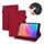 Per Huawei MatePad T8 Custodia in pelle goffrata con motivo a polpaccio doppio design pieghevole con supporto e slot per schede e slot per penna e fascia elastica (rosso) Per Huawei MatePad T8 Custodia in pelle goffrata con motivo a polpaccio doppio design pieghevole con supporto e slot per schede e slot per penna e fascia elastica (rosso)