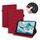 Per Lenovo Tab M8 TB-8505F 8505X 8.0 Custodia in pelle goffrata con design a doppia piegatura in vitello con supporto e slot per schede, slot per penna e fascia elastica (rosso) Per Lenovo Tab M8 TB-8505F 8505X 8.0 Custodia in pelle goffrata con design a doppia piegatura in vitello con supporto e slot per schede, slot per penna e fascia elastica (rosso)