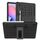 Per Samsung Galaxy S6 Lite Custodia antiurto in TPU + PC con struttura in gomma, con supporto e vassoio per penna (nero) Per Samsung Galaxy S6 Lite Custodia antiurto in TPU + PC con struttura in gomma, con supporto e vassoio per penna (nero)