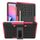 Per Samsung Galaxy S6 Lite Custodia antiurto in TPU + PC con struttura dei pneumatici, con supporto e vassoio per penna (rosa) Per Samsung Galaxy S6 Lite Custodia antiurto in TPU + PC con struttura dei pneumatici, con supporto e vassoio per penna (rosa)