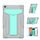 Per Samsung Galaxy Tab A8.4 (2020) T307 Staffa a forma di T Contrasto Colore antiurto PC + Custodia protettiva piatta in silicone (grigio + verde menta) Per Samsung Galaxy Tab A8.4 (2020) T307 Staffa a forma di T Contrasto Colore antiurto PC + Custodia protettiva piatta in silicone (grigio + verde menta)