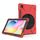 Per Samsung Galaxy Tab S6 Lite P610 Custodia protettiva antiurto in silicone colorato + PC con supporto e tracolla e tracolla e slot per penna (rosso) Per Samsung Galaxy Tab S6 Lite P610 Custodia protettiva antiurto in silicone colorato + PC con supporto e tracolla e tracolla e slot per penna (rosso)