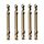 10 PCS M35 contenente cobalto-contenente torsione puntatore in acciaio ad alta velocità doppia testa metallica in acciaio piastra di espansione foro del foro, modello: doppia testa 4.2mm 10 PCS M35 contenente cobalto-contenente torsione puntatore in acciaio ad alta velocità doppia testa metallica in acciaio piastra di espansione foro del foro, modello: doppia testa 4.2mm
