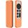 2 PCS Telecomando Coperchio di protezione in silicone anti-caduta antiscivolo, modello applicabile: per Apple TV 4K 2021 (arancione) 2 PCS Telecomando Coperchio di protezione in silicone anti-caduta antiscivolo, modello applicabile: per Apple TV 4K 2021 (arancione)
