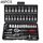 46 in 1 Multi-Function Car Repair Combination Toolbox Toolbox Set chiave a cricchetto (nero) 46 in 1 Multi-Function Car Repair Combination Toolbox Toolbox Set chiave a cricchetto (nero)